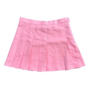 American Apparel Pink Mini Skater Skirt Large Tennis Skirt Pleated